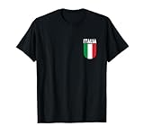 Italienische Flagge Italien Klassik Retro Trikot T-Shirt