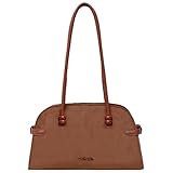 TIAASTAP Tote Bag Braun Wildleder Tasche Vintage Damen Handtasche Gross Uni Tasche Suede Bag Shopper Tasche Damen Groß Henkeltasche Slouchy Bag Beuteltasche Damen Leder Handbags for Women