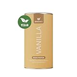 BREKKY - Vanilla Protein Shake - Vegan - 100% natürliche Zutaten - ohne Süßungsmittel - Perfekt als Shake & für Rezepte - Hochwertige pflanzliche Proteine - Frühstück & Workout