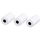 Hundnsney 3Rolls Thermobandpapier 57X30Mm Rollen, POS Thermopapierrollen Passend für Kreditkartenautomaten, Registrierkasse