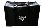 Elternstolz Gepolsterte Transporttasche Schwarz Für Kinderwagen, Buggys Und Autositze Buggy Stroller Bag z.B. Für Joie Mytrax Litetrax