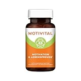 MOTIVITAL Motivation & Lebensfreude Kapseln, 60 Stück, vegan, mit Griffonia, L-Tyrosin und Rosenwurz, für Psyche, Nerven & Energie, Made in Germany
