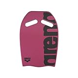 arena Kickboard Swim Board, Schwimmbad-Trainingszubehör, Schwimmbrett mit Vorgeformten Öffnungen, Mehrere Griffmöglichkeiten, 100% EVA, PVC-frei, Pink (90)