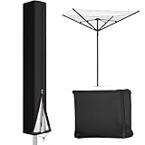 Aerzouser Wäschespinne Schutzhülle 170cm，210D Schutzhülle Wäschespinne，Mit Reißverschluss und Kordelzug，Wetterfest, UV-Beständig，mit Aufbewahrungstasche (Standard – 210D Leicht & Wetterfest)