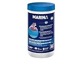 MARINA Multifunktions-Chlor All-In-One, ideale Dosierung für Pool 10 bis 15 m3, Chlortabletten Multifunktion für Pool