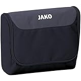 JAKO Kulturbeutel Striker Kulturtasche, 25 cm, 5 L, Schwarz/Grau