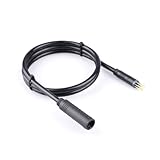 Bafang 9-Pins Wasserdichtes Radmotor-Erweiterungskabel Verlängerungskabel Stecker zu Famale Nabenmotor G020 E-Bike Vorderes und Hinterrad-Motorkabel 250W 350W 500W Umrüstkit, 150cm
