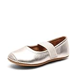 Bisgaard Mädchen Ballet Geschlossene Ballerinas, Silber (01 Silver), 30 EU