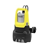 Kärcher SP 22.000 Dirt Level Sensor Schmutzwasser-Tauchpumpe, Fördermenge: 22.000 l/h, Eintauchtiefe: max. 7 m, Schmutzwasserpartikelgröße: max. 30 mm, Restwasserhöhe: 35 mm, Druck: 0,8 bar