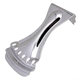 Chrom-Finish, für DB Resonator-Gitarre, Metallbrücke, Sattel-Rückteil, Zubehör (Silber)