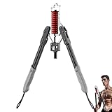 Siuwddee Home Chest Expander | Armtrainingsgerät | Verstellbarer, verdickter Karbonstahl | verschleißfester, rutschfester Griff für Bauchtrainer