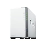 Synology DS223j 2-Bay Diskstation NAS (Realtek RTD1619B 4-Core 1.7 GHz 1GB DDR4 Ram 1xRJ-45 1GbE LAN-Port) Bundle mit 2 x 4TB WD RED Plus HDD (WD40EFPX - 68C6CN0)