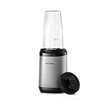 Philips 5000 Series Standmixer - Mini Smoothie Maker, Abnehmbare Klingen, 700ml Becher, ProBlend Plus-Technologie, Leicht zu reinigen, Elegantes, kompaktes Design 800Watt Leistung Silber (HR2764/00)