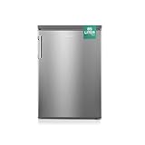 HEINRICHS Gefrierschrank, Freezer, 3x Gefrierschublade, Stufenloser Temperaturregler,Airflow, wechselbarer Türanschlag, 85 Liter Nutzinhalt, Temperatur:-18°C~-38°C,inox