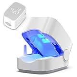 Durskfl Nagelpilz Lasergerät, 500nm Blau & 940nm Infrarotlicht, 21-Tage Behandlung, für Finger- & Fußnägel, mit Zeitmesser