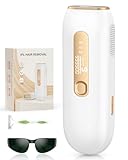 Haarlosy IPL Geräte Haarentfernung Laser für Frauen und Männer, At-Home IPL Haarentfernungsgerät mit 3 Funktionen und lang anhaltende Ergebnisse, für Bikinizone, Oberlippe, Achselhöhlen, Körper, Gold