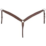 tough-1 Brust Halsband schwere Hundegeschirr Leder verstellbar braun 41–1850
