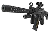 Brigamo 【𝙋𝙧𝙞𝙢𝙚 𝘿𝙚𝙖𝙡】 Premium HK MP5 Maschinenpistole SEK Polizei Spielzeug Pistole mit Licht & Sound - Siehe Video