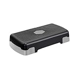 Aerobic-Übungsstepper – Fitness-Stepper für Übungen, verstellbare Höhe, Workout-Stepper mit 3 Erhöhungen, Fitness-Stepper für Aerobic-Übungen, Ausdauer, Cardio, Yoga, Routinen