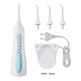 Panasonic Munddusche EW1311 mit Ladestation, 3-stufige Wasserstrahlintensität, abnehmbarer Wassertank, kabellos, Weiß - mintgrün