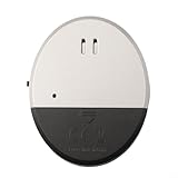 babominimer For Ultra For Slim Vibrationsalarmsensor for and Doors with 130dB, Home Burglar Alarmanlage, Black and Silver (1pc)