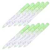 INOOMP 10 Stück Bedruckte Glasnagelfeilen Tragbare Manikürefeilen aus Robustem Glas Feine Nagelfeilen für Fingernägel Handliche Nagelpflege für Maniküre und Pediküre