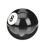 GALPADA Billardkugel #8 Schwarz Hochwertige 57Mm Billiardball Aus Resin FüR Pool Und Billard Ideal FüR Heimspiele Und Turniere