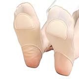 JAMNGHB Fußballensocken für Damen, Zehenüberzüge mit Polsterung, Zehenaufsatz, niedrig geschnitten, mit Ballenpolsterung, farbe, J