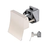 Schrankschloss mit Druckknopfverschluss | Schlüsselloses Schloss für Yachttür | Riegel für Möbel, Küchentür, Schlafzimmer und Wohnmobil