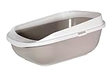 Karlie Katzentoilette mit Rand 57x43x25,5 cm, grau