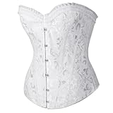 DEARMAMY Damen Vintage Spitzen Korsett Bustier Bodyshaper Größe S Figurformendes Mieder Für Eine Feminine Silhouette