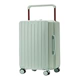 WOSHImeinvYE Koffer Gepäck Universal Wheel Box Reißverschluss Trolley Box Passwort Box Männer Und Frauen Reisen Leder Koffer Koffer Rollkoffer(G,C)