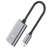 ELHDVDO USB C auf HDMI Adapter – USB Typ C auf HDMI Konverter für Monitor, Fernseher, Beamer – Plug & Play