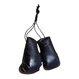 Guantes de boxeo - 2 piezas de guantes de boxeo para colgar en el espejo del coche | guantes de boxeo para espejo del coche Guantes de boxeo accesorios de boxeo en miniatura Guantes de boxeo