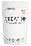 Creatin Monohydrat Pulver 500g - Kreatin Monohydrat in mikronisierter Qualität - Creatine-Monohydrate optimal hochdosiert - laborgeprüft mit Zertifikat - 100% vegan - für 146 Anwendungen