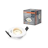 Osram Deckeneinbauleuchten-Set inkl GU10 LED und Twistlock-System, Einbauleuchten in Weiß, IP20-Schutz für Innenraumanwendungen, vollständiges Montage- und Anschlusszubehör enthalten