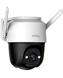Imou Cruiser 4MP PTZ Kamera Outdoor 360° schwankbar kabellose Überwachungskamera Aussen kompatibel mit Alexa und bis zu 256 SD-Karte automatische Verfolgung 30m Farbnachtsicht 2-Wege-Audio IP66…