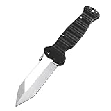 Klappmesser 9.45' taschenmesser robust aus stahl CTS-XHP Tanto & schwarzes G10, Outdoor Edc Messer Survival Jagdmesser, tragbare camping messer, Scharfes Einhandmesser mit clip, Geschenk für Männer