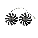 IMASHNA Computerkomponenten 95-mm-Kühlerlüfter, kompatibel mit GTX 1070Ti 1080 Ti GTX1070 Ti GTX1080Ti AMP Edition Grafikkarten-Lüfter(Metal Logo)