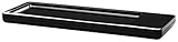 HAN Stiftschale i-Line CHROME, elegante, moderne Stiftablage mit Magnet für Büroklammern und rutschfestem Schaumstoffboden, 17650-13, schwarz