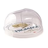 Snips | Runder Käsehalter |Dekor Fromage mit Glockendeckel und 2 Sicherheitsverschlüssen | Käseglocke 24 cm Durchmesser | Made in Italy | BPA- und phthalatfrei