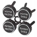 HR 884/01 Reifenmarkierung - 4 Clips zum Einstecken in die Felgenlöcher