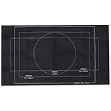 HOOTNEE Schwarze Puzzlematte 26X46 Zoll Filzmatte mit Aufblasbarem Schlauch und 3 Befestigungsbändern Puzzle Rollmatte für bis zu Teile Spielmatte für Bodenpuzzles und Reisen