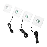 YWBL-WH Vollduplex-Türklingel-Set für Drahtlose Gegensprechanlage, 100 M Große Reichweite, Echtzeit-Sprachkommunikation, Türklingeln, Heimbüro, Intercomunicador-Gegensprechanlage mit 3