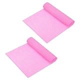 sourcing map Krepppapierrolle, 25,4 x 248,9 cm breit, Krepppapier, Luftschlangen für Bastelarbeiten, Geschenke, Blumenverpackungen, Basteln, Geburtstag, Hochzeit, Rosa, 2 Stück