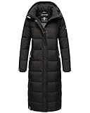 Navahoo Damen Winter Jacke Stepp Mantel B872 [B872-Isal-Schwarz-Gr.XL]
