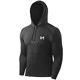 MEETYOO Sportshirt Herren, Funktionsshirt Langarm Laufshirt Männer Fitnessshirt Atmungsaktiv T Shirts für Running Gym Jogging
