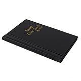 HAPINARY Münzsammelbuch Album Münzhalter Münzsammlungsbuch Sammelbuchhalter Geld Buch Halter Für Sammler Bücherregal Ausstellungsbuch Schwarz Sammelkartenordner Banker Halter Sammeln Black