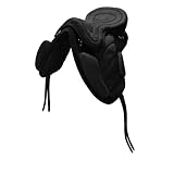 Brama West Kinder Sattel baumlos “Safety“- Sitzgröße 13“ - inkl. Steigbügelriemen & Sattelgurt (13')