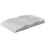 Josenidny 200 STÜCKE Aluminium Espresso Deckel Folien Dichtungen Wiederverwendbare Kapseln Kaffeepad Kompatibel für Nicht Kompatibel mit Durchmesser 37 Mm